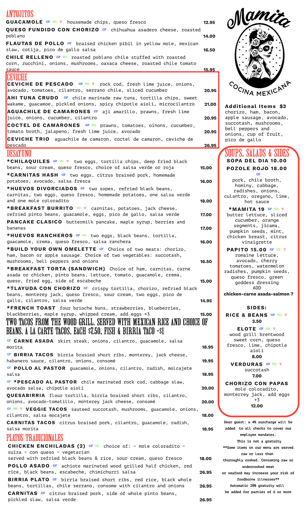 Brunch Menu